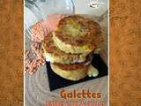 Galettes lentilles corail & carottes au cantal