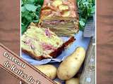 Gateau de rattes du Touquet au jambon blanc & au comté