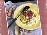 Pâtes façon carbonara