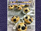 Petits moelleux myrtilles & chocolat blanc