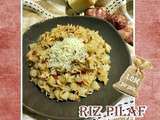 Riz pilaf aux topinambours, tomates confites & parmesan - Challenge Fins de Mois Difficiles #FDMD10