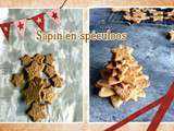 Sapins en specolos & chocolat