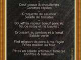 Vendredi 2 septembre - On mange quoi (ce soir) ? Idées de repas / Menu de la semaine