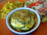 Gratin de patate douce et courgette