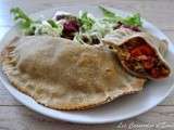 Tourte aux légumes façon calzone sans gluten