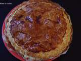 Galette des rois à la frangipane et cranberry