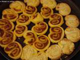 Palmiers à la tapenade d'aubergine et de tomate pour l'apéro