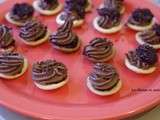 Tartelettes gelée de fruits rouges et mousse au chocolat