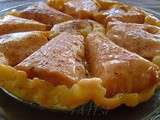 Tatin aux coings, miel et cannelle