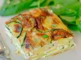 Frittata aux courgettes et au chèvre