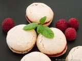 Macarons à l'ancienne à la framboise