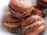 Macarons au chocolat et à la crème d'orange