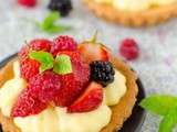 Tartelettes sablées aux fruits rouges