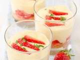 Verrine comme un fraisier - Menu de Pâques #3