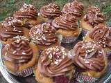 Cupcake framboise nutella