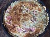 Quiche jambon boursin bleu noix