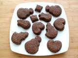 Biscuits chocolat - amandes