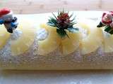 Bûche à l'ananas