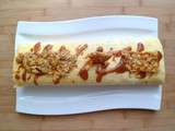 Bûche caramel - nougatine