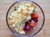 Crumble cerise - nectarine