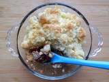 Crumble poire - chocolat