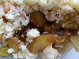 Crumble pommes - reines-claudes