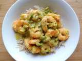 Curry de crevettes au piment vert