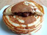 Pancakes fourrés au nutella