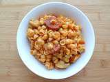 Patzotto tomates - chorizo - champignons