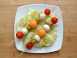 Salade en brochettes