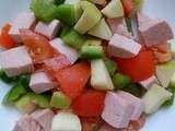 Salade multicolore