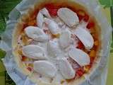 Tarte poivron - tomate - mozzarella