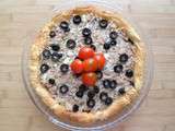 Tarte thon - tomates cerises - olives