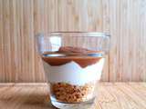 Verrine à la crème de marrons