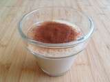 Verrine de fromage blanc au café