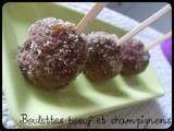 Boulettes boeuf & champignons de Paris