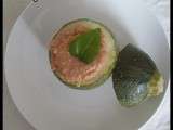 Courgettes farcies au thon