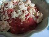 Crumble de tomates {sans lactose}