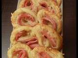 Palmiers jambon-gruyère pour Un Tour en Cuisine