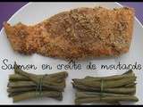 Saumon en croûte de moutarde