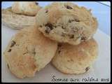 Scones aux raisins secs