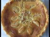 Tarte amandine (poires/amandes)