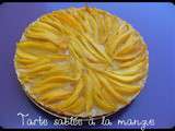 Tarte sablée à la mangue