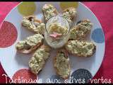 Tartinade aux olives vertes