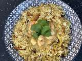 Biryani de crevettes