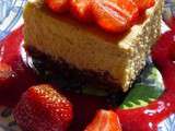 Cheesecake aux fruits rouges