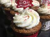 Christmas carrot cupcakes