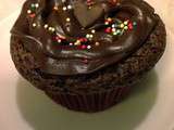 Cupcakes tout chocolat noir