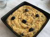 Polenta aux olives noires