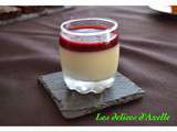 Pannacotta coulis de framboise